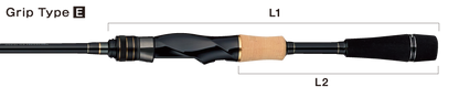 Spinning Rod TAILWALK FULLRANGE S64L+ - 8lb - Lure max 1/4oz