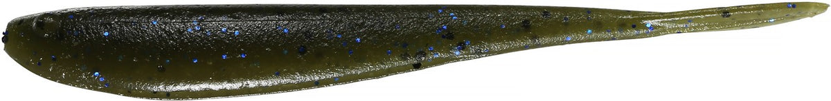 F005 Green Pumpkin/Blue Flake